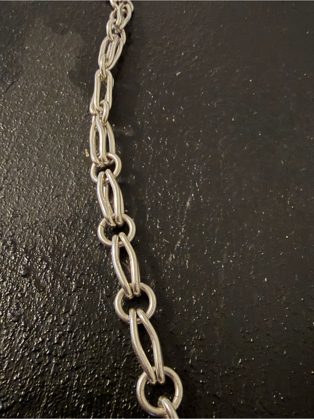 Sterling Silver Toggle Bracelet Pendant - Silver